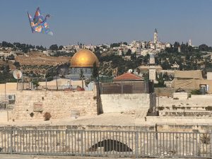 Crane accent to the Temple Mount view