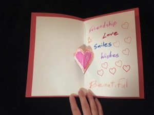 Inside of Pop-Up love Card