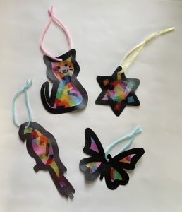 Stained Glass Shapes - By Mary